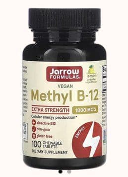 Jarrow Formulas Methyl B12 Methylcobalamin 1000 mcg