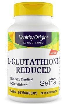 Healthy Origins L-Glutathione Reduced 250 mg