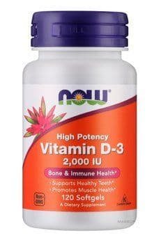 NOW Foods VIT D-3 2000 IU