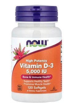 NOW Foods VIT D-3 5000 IU