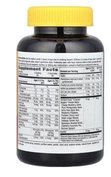 Nature's Way Alive! Children's Gummy Multivitamin, Gluten Free, Made with Pectin